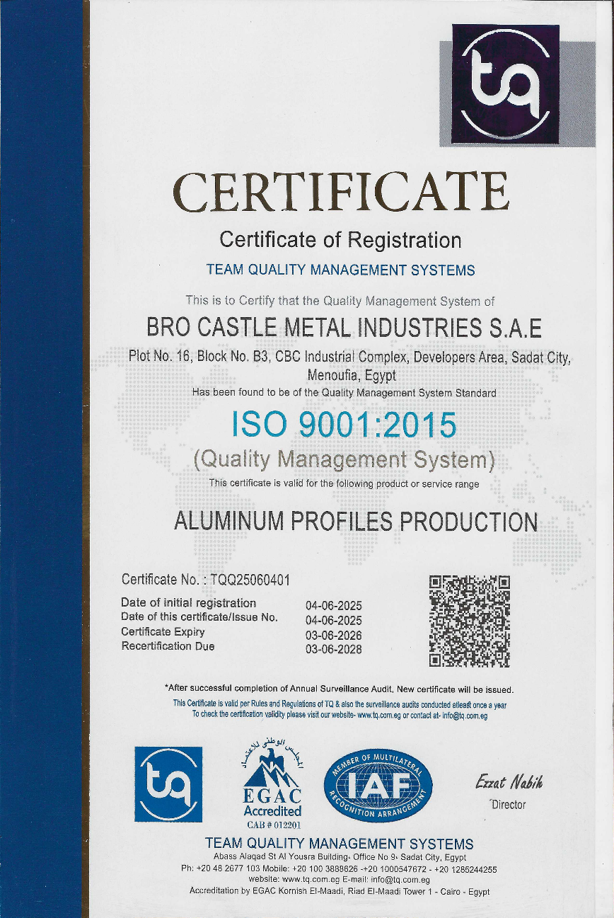 Bro Castle Metal Industries S.A.E